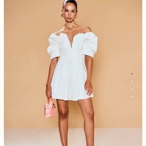 Cult Gaia Asal white dress